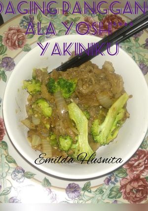 Foto resep Daging Panggang ala yosh***** Yakiniku