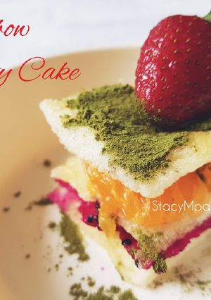 Foto resep Rainbow Fruity Cake 🍓