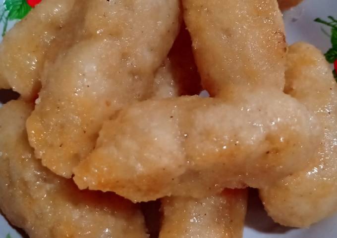 Ini dia! Bagaimana cara memasak Gemblong singkong sugar glaze  spesial