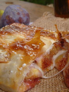 Una foto de Filo de queso e higos