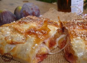 Una foto de Filo de queso e higos
