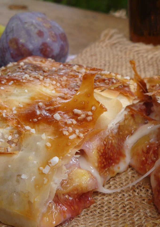 Una foto de Filo de queso e higos