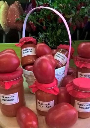 Zdjęcie przepisu Domowy przecier pomidorowy.