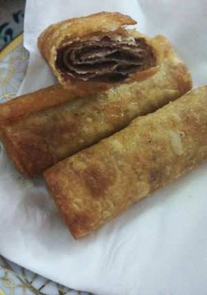 صورة لوصفة حلى السمبوسك بالقرفه سهل وسريع