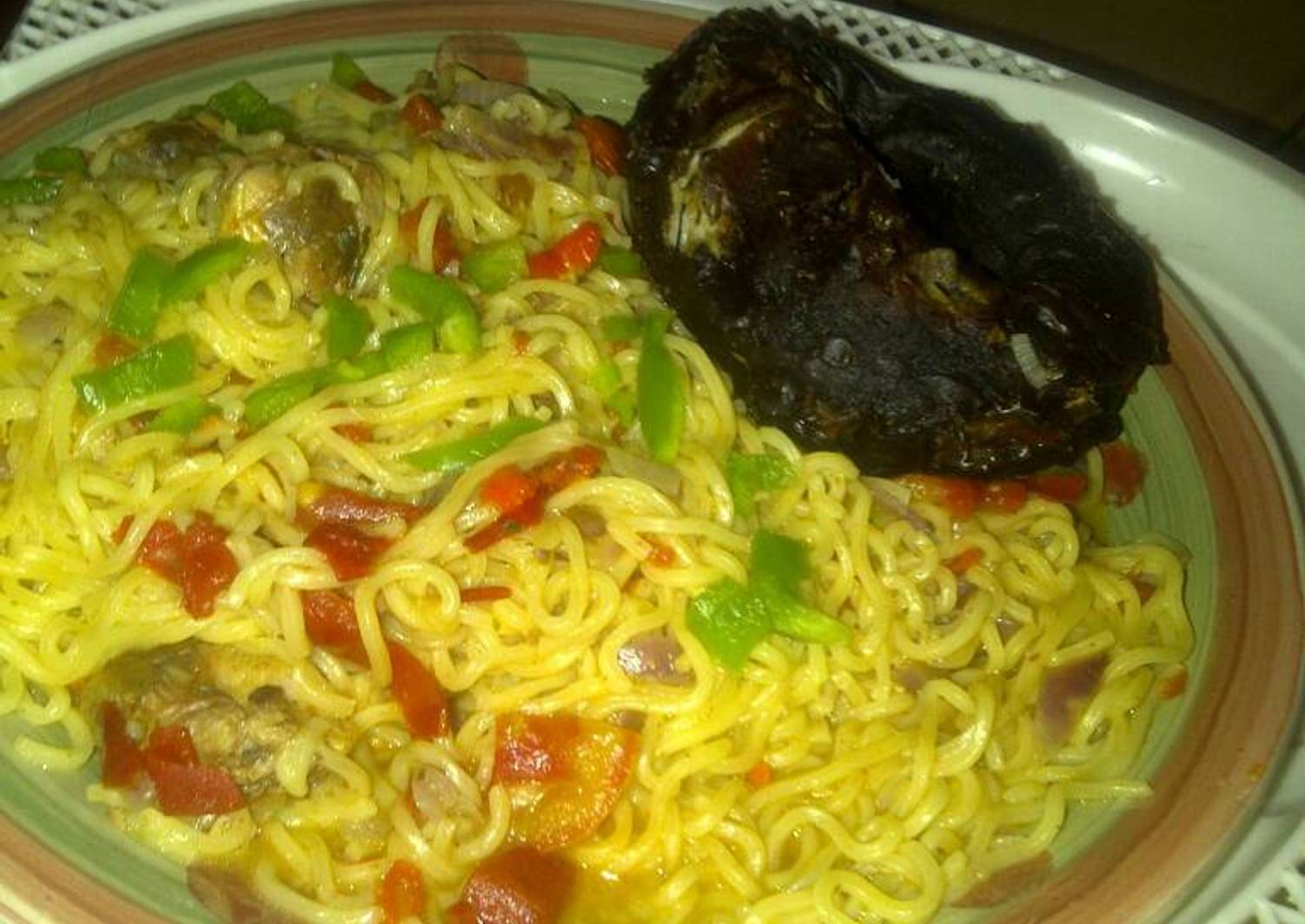 Local Noodles with Dry Fish Recipe by Brenda Njemanze Cookpad