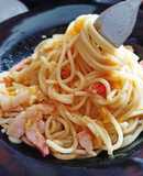 Mì Ý sốt trứng thịt muối (Spaghetti Carbonara)