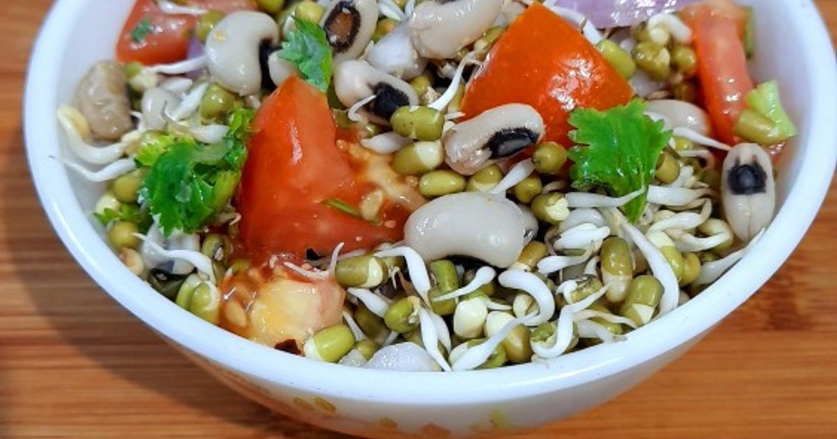 Sprout Salad Recipe by Naheed Alam - Cookpad