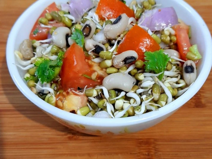 Easy Steps Make|Recipe} Sprout Salad, Appealing