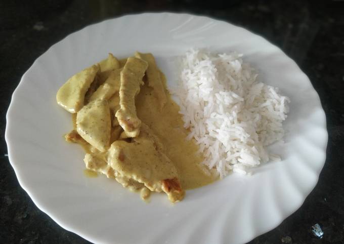 Pavo al curry con leche de coco Receta de Mis Recetas Fit & Fat- Cookpad