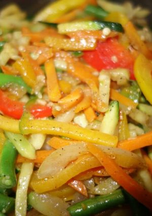 A picture of Vegetable Stir Fry's.