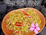 Oseng Bunga Pepaya (kembang kates) NO PAHIT