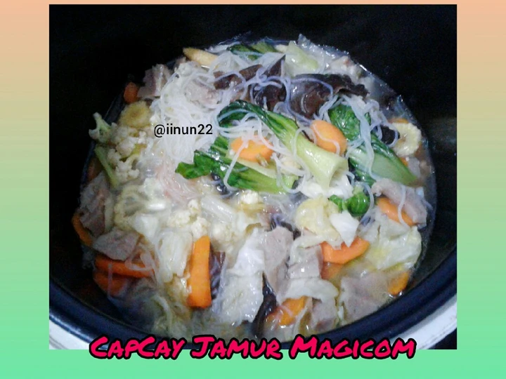 Easy Steps to Prepare Recipes 08. CapCay Jamur Magicom the Delicious Really Delicious.