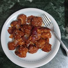 A picture of Saucy Chicken Starter.