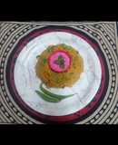 Quinoa pulao with beetroot raita