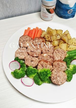 Foto resep Galantine daging sapi dan ayam