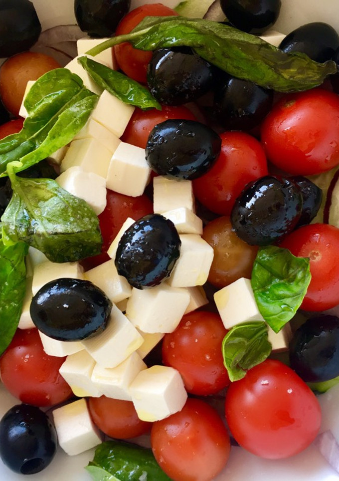 Una foto de Ensalada griega