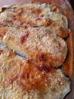 Una foto de Lasagna de Berenjenas