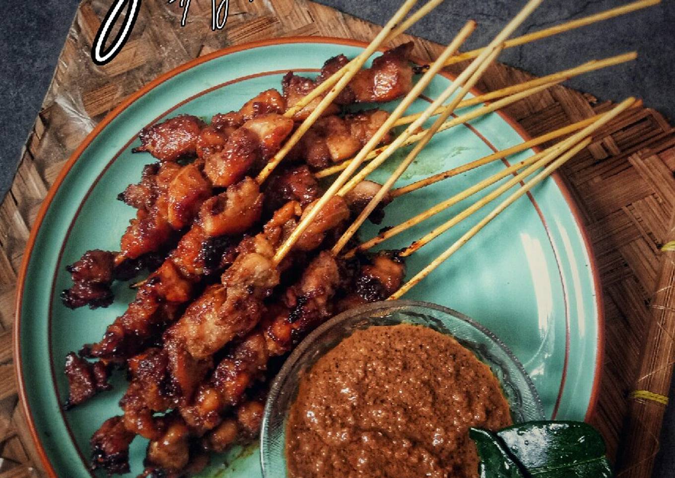 Sate Ayam Saus Kacang