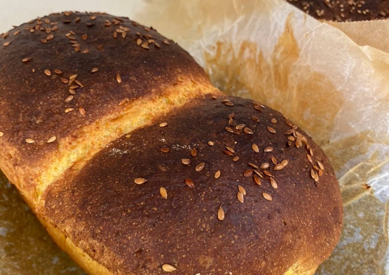 Pan de molde de calabaza
