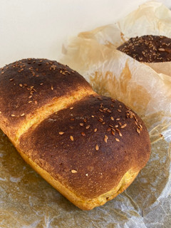 Una foto de Pan de molde de calabaza
