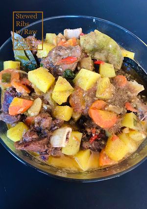 Foto resep Stewed Ribs with Raw Papaya