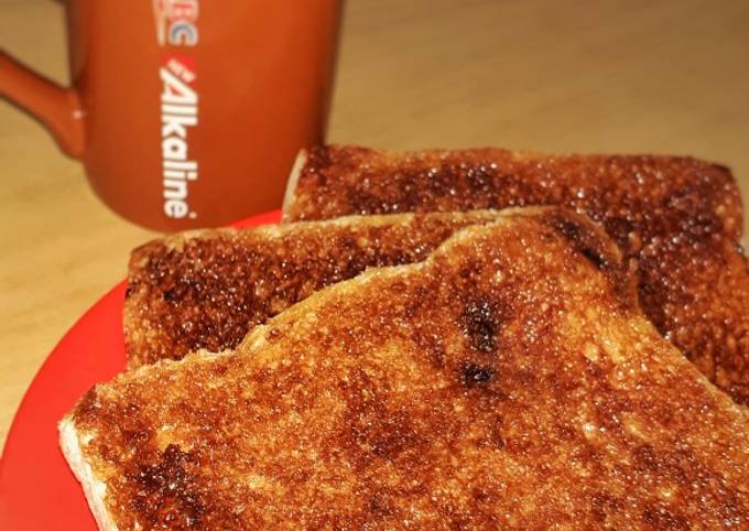 Resep Toast Brown Sugar Butter Cinnamon, Enak Banget