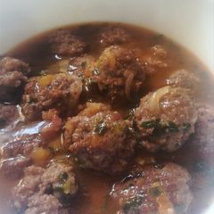 Meat balls stew A picture of Meat balls stew.
