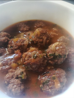 A picture of Meat balls stew.