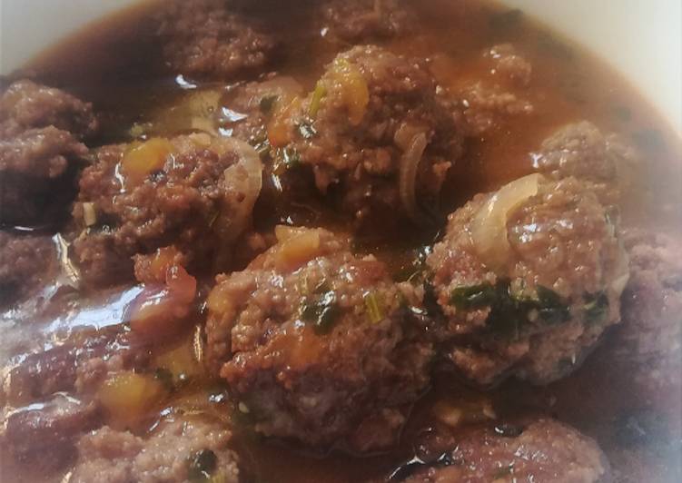 Recipe of Any-night-of-the-week Meat balls stew