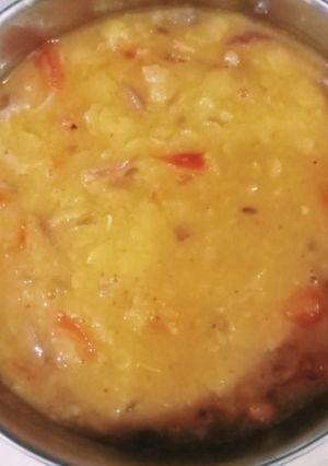 A picture of Dal tadka.