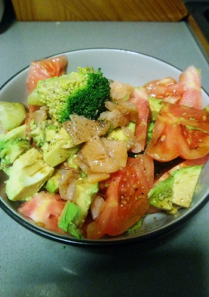 Una foto de Ensalada de brócoli