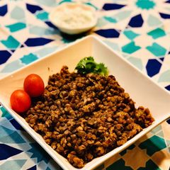 A picture of Cumin lentils.