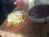 Quesadillas de queso y papa con mantequilla