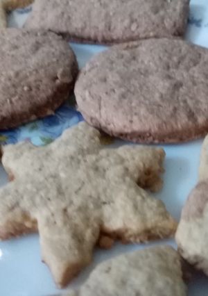 Una foto de Galletas de avena y cacao                           