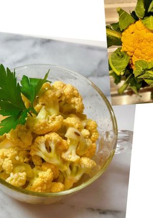 Foto di Cavolfiori gialli marinati
