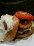 Brad's cinnamon roll burger