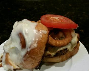 Latest Recipe Brads cinnamon roll burger Home Style