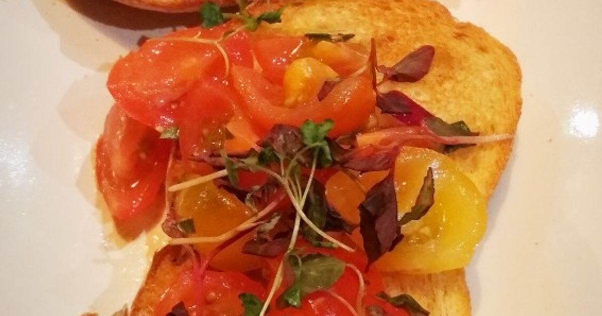 Bruschetta Recipe by Rajput Amita Singh - Cookpad