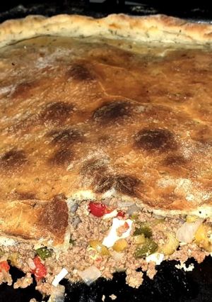 Una foto de Relleno 2 para pan de pizza saborizado con orégano