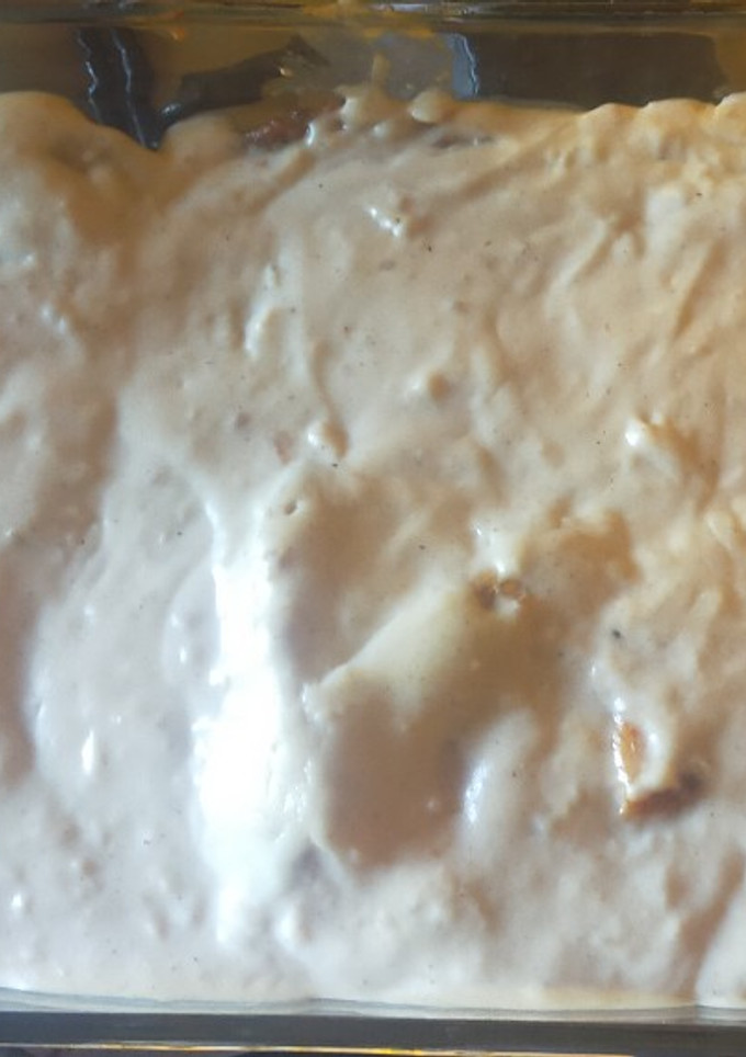 Una foto de Pechugas de pollo en salsa bechamel 🐣