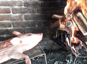 Una foto de Lechón a la parrilla para fin de año🔥