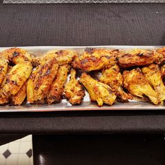 A picture of Air Fryer Lemon Pepper Chicken Wings.
