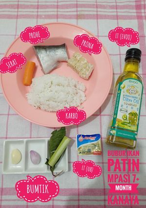Foto resep BUBUR TIM IKAN PATIN || Menu lengkap 4 bintang ⭐⭐⭐⭐ (7 Month)