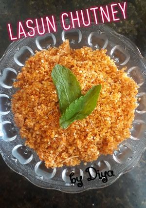 A picture of Instant Lasun Chutney.