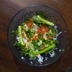 A picture of Mooli ka lachcha.