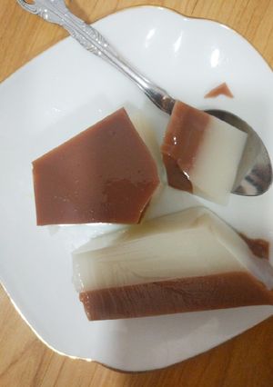 Foto resep Puding Leci Coklat