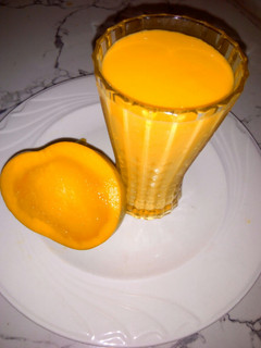 A picture of Mango lassi.