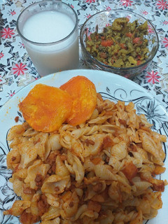 عکسی از دستور ماکارونی