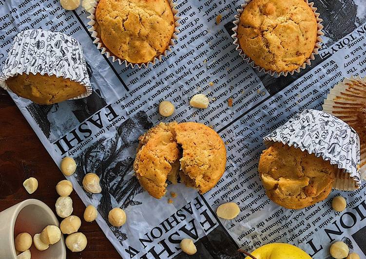 Muffin senza glutine alle mele e noci