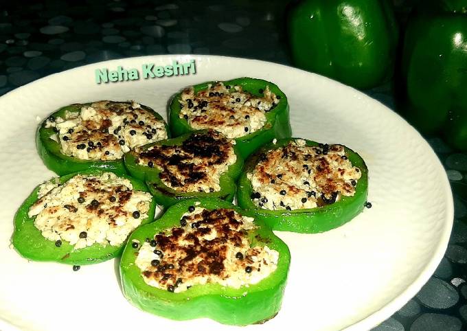 paneer stuffed shimla